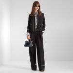 FENDI Peekaboo ISeeU Petite Glitter-effect blue crocodile bag - Image 2